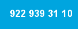 922 939 31 10 922 939 31 10
